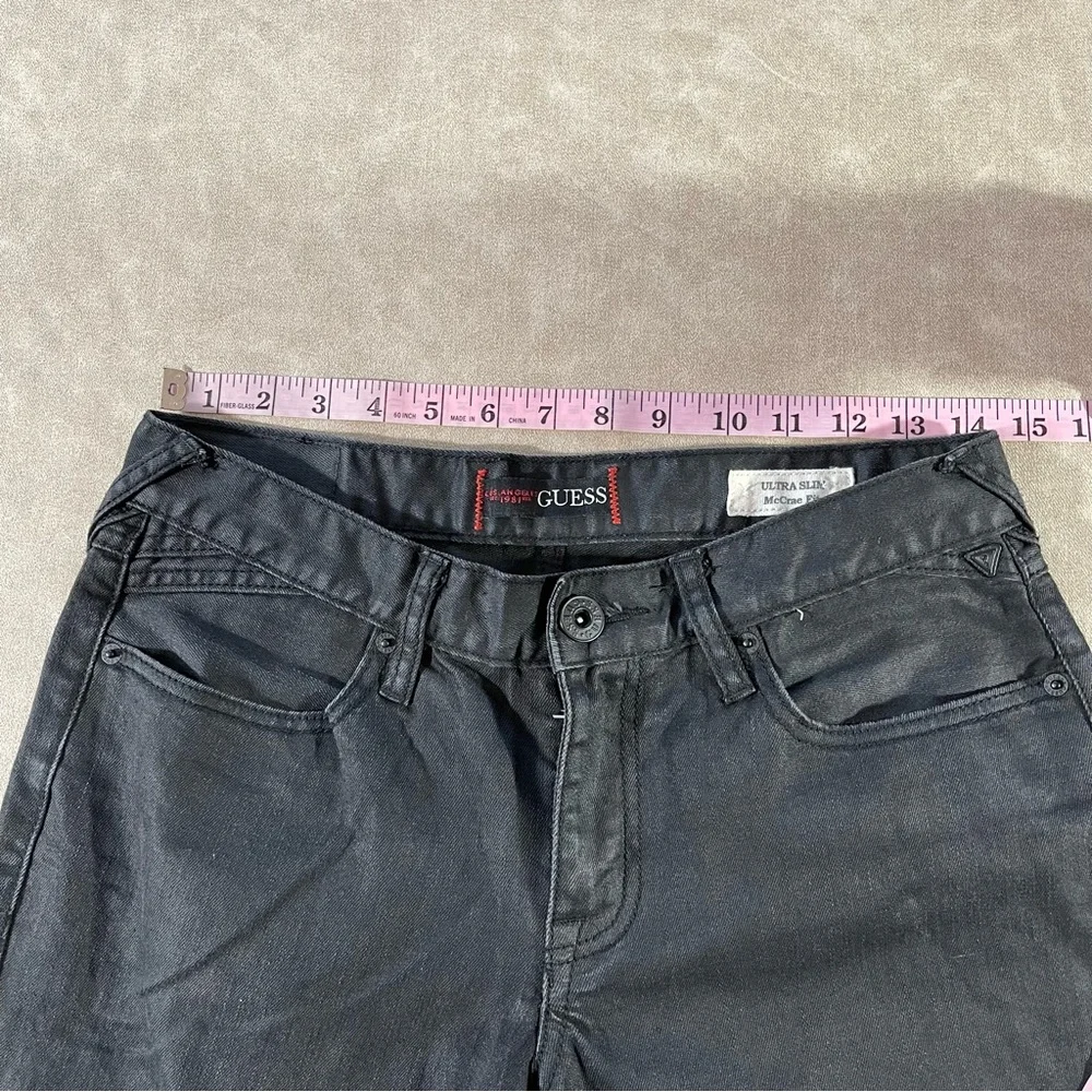 Guess Ultra Slim McCrae Fit Black Pants Size 29x32 - Picture 7 of 9